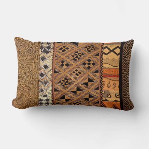 ethnic design on lumbar pillow