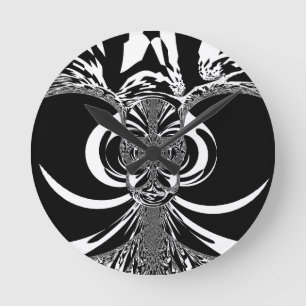 Ethnic Design Round Clock