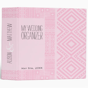 Ethnic Design Wedding Organizer Planner Binder 2