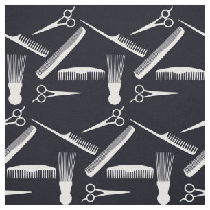 Ethnic diverse natural hair comb barber tools fabric