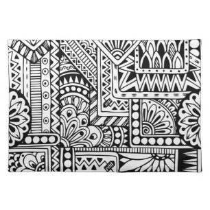 Ethnic Doodle Placemat