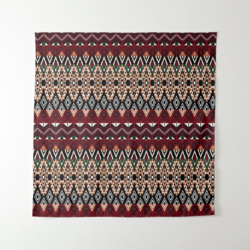 Ethnic Elegance Seamless Border Patterns Tapestry
