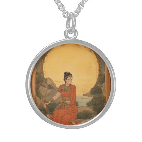 Ethnic Elegance Traditional Painting Necklace