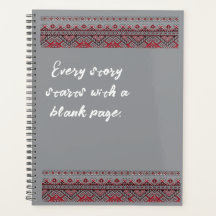 Ethnic Embroidered Planner