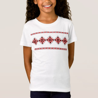 Ethnic Embroidery Geometirc Kids' T-Shirt