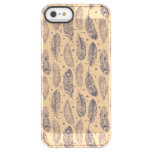 Ethnic Feather Outline Pattern Permafrost iPhone SE/5/5s Case