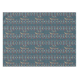 Ethnic Fishing Pattern Tablecloth