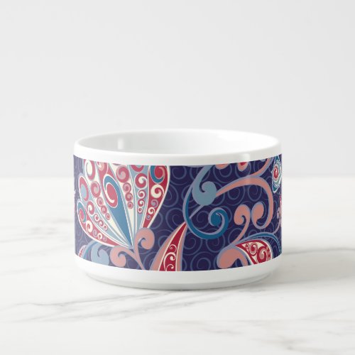 Ethnic Floral Abstract Oriental Seamless Bowl