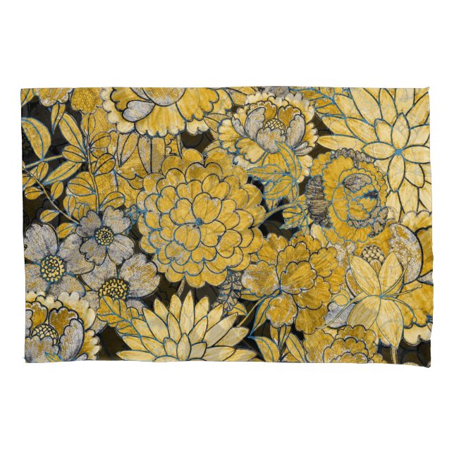 Ethnic Floral: Creative Paisley Texture. Pillow Case (Front)