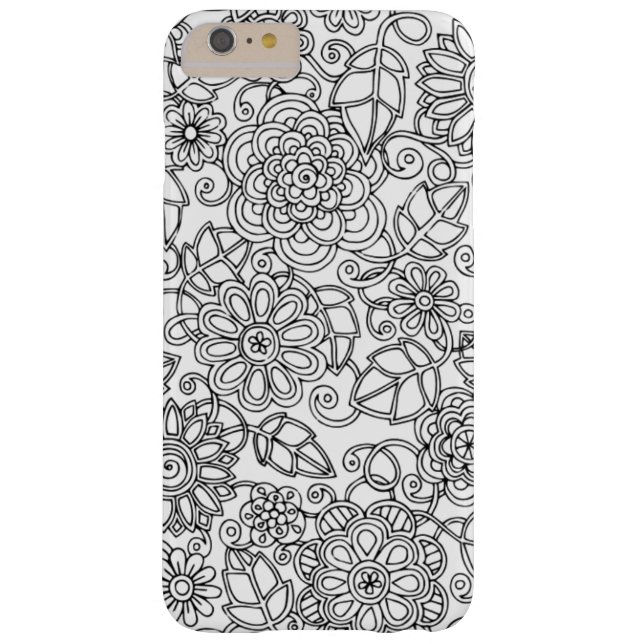 Ethnic Floral Doodle Case-Mate iPhone Case (Back)