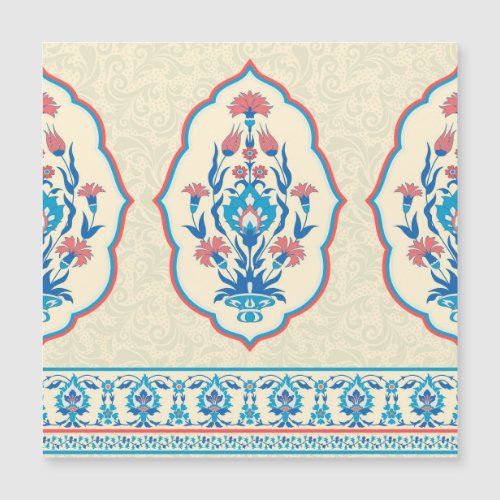 Ethnic Floral Fabric Seamless Elegance