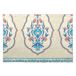 Ethnic Floral Fabric: Seamless Elegance Cloth Placemat