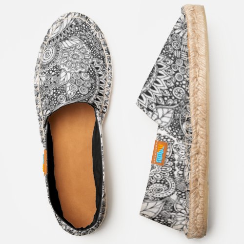 Ethnic Floral Inspired Espadrilles