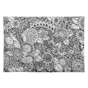 Ethnic Floral Inspired Placemat