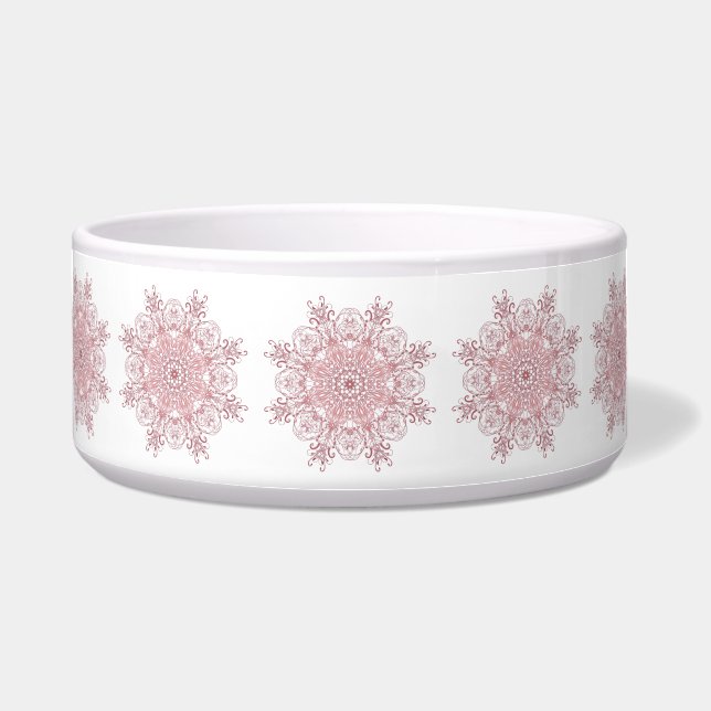 Ethnic floral mandala. bowl (Front)