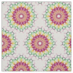 Ethnic floral mandala. fabric