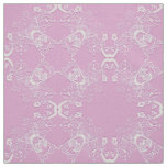 Ethnic floral pink  mandala. fabric