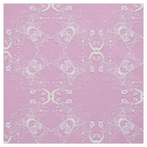 Ethnic floral pink  mandala. fabric