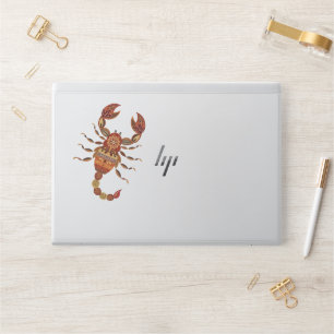 Ethnic Floral Scorpion HP Laptop Skin