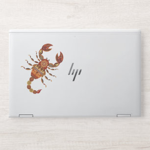 Ethnic Floral Scorpion HP Laptop Skin