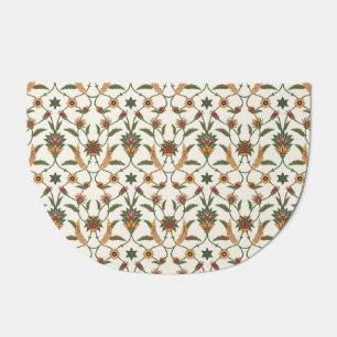 Ethnic Floral: Stylish Seamless Ornament. Doormat