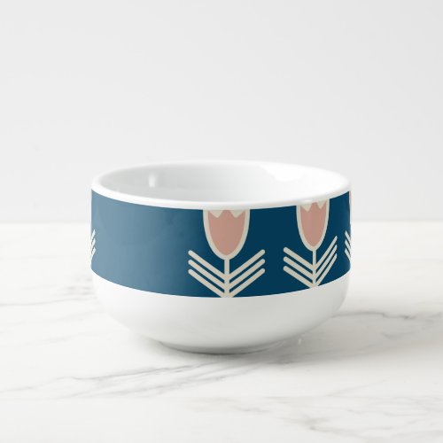 Ethnic Floral Vintage Decorative Ornament Soup Mug