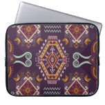 Ethnic Geometric Colorful Seamless Design Laptop Sleeve