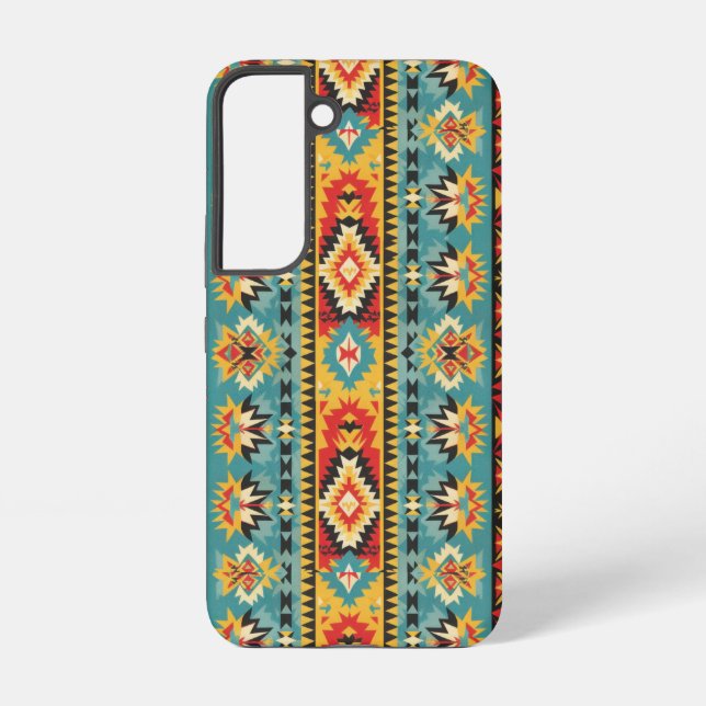 Ethnic Geometric Design Samsung Galaxy Case (Back)