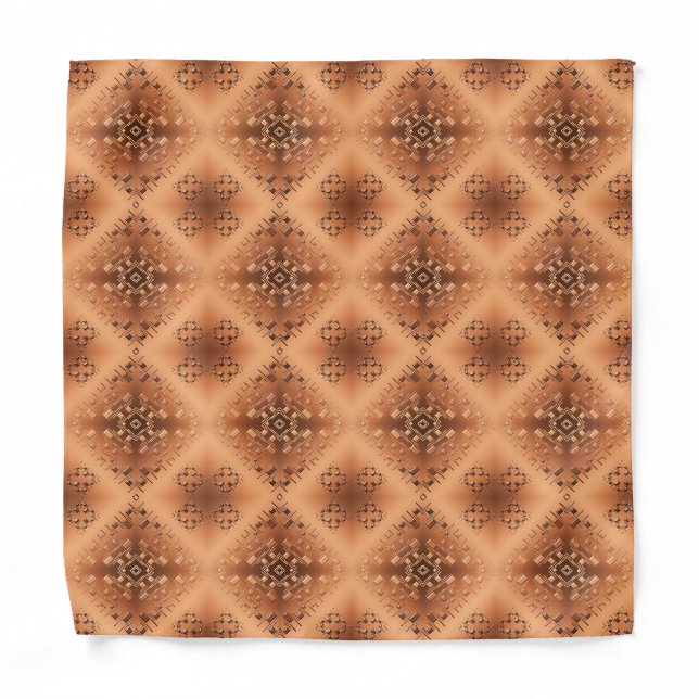 Ethnic geometric pattern. bandana (Front)