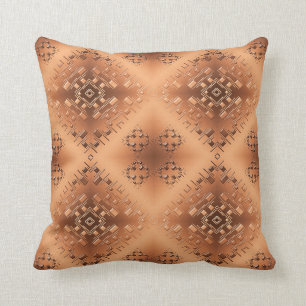 Ethnic geometric pattern. throw pillow