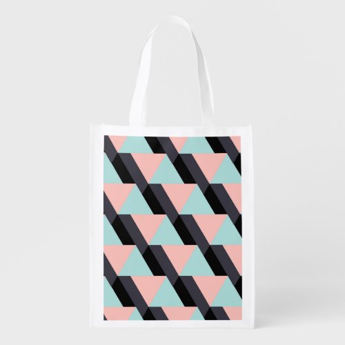 Ethnic Geometric Seamless Ornament Grocery Bag