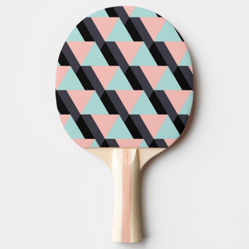 Ethnic Geometric Seamless Ornament Ping Pong Paddle