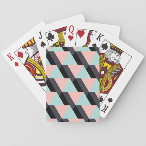 Ethnic Geometric Seamless Ornament Playing Cards