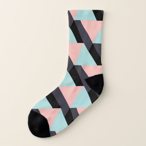 Ethnic Geometric Seamless Ornament Socks
