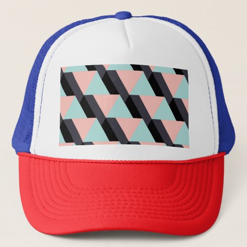 Ethnic Geometric Seamless Ornament Trucker Hat