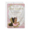 Ethnic Girl High Heel Shoe Pink Gold Baby Shower