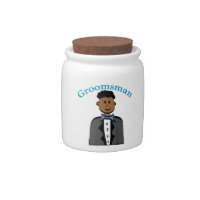 Ethnic Groomsman Candy Jar