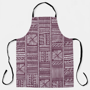 Ethnic hand drawn pattern: vintage style apron