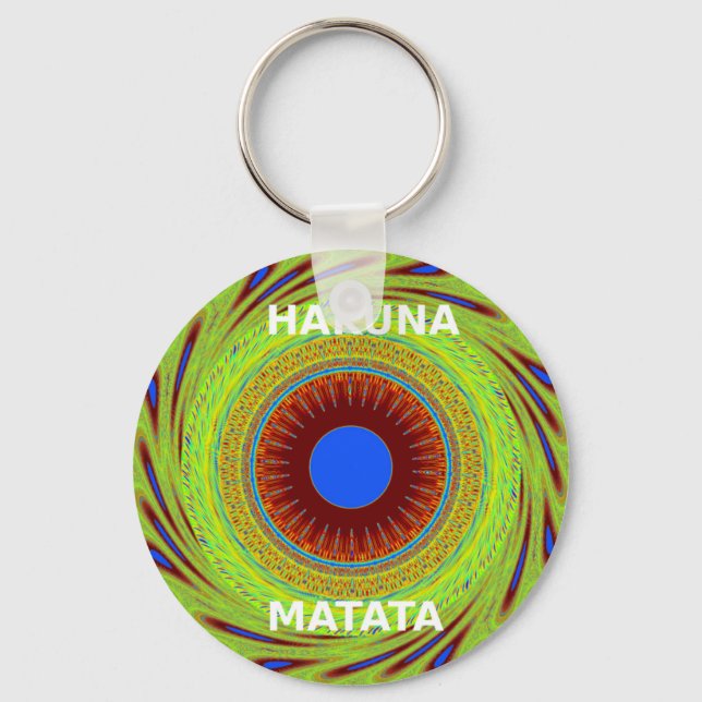 Ethnic Have a Nice Day and a Better Night Keychain (Front)