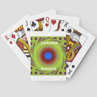Ethnic Have a Nice Day and a Better Night Poker Cards