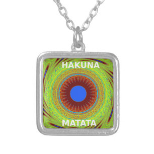 Ethnic Have a Nice Day and a Better Night Silver Plated Necklace