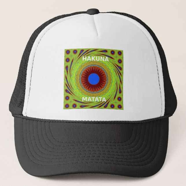 Ethnic Have a Nice Day and a Better Night Trucker Hat (Front)