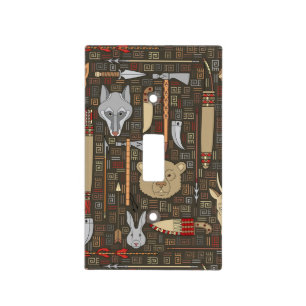 Ethnic Hunting Pattern Light Switch Cover