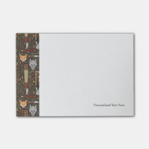 Ethnic Hunting Pattern Post-it Notes