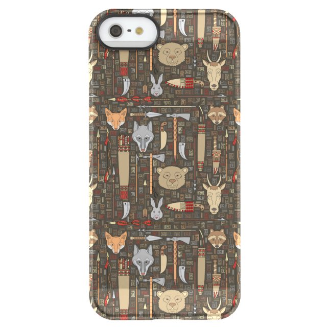 Ethnic Hunting Pattern Uncommon iPhone Case (Back)