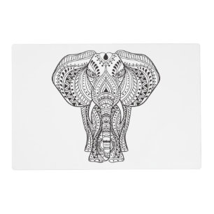 Ethnic Indian Elephant Placemat