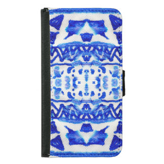 Ethnic Indigo Arrow Native Patterns Samsung Galaxy S5 Wallet Case