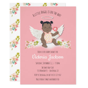 Little Angel Baby Shower Invitations 4