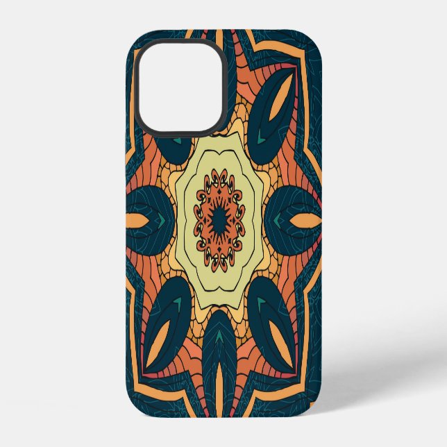 Ethnic mandala: seamless vintage pattern iphone case (Back)