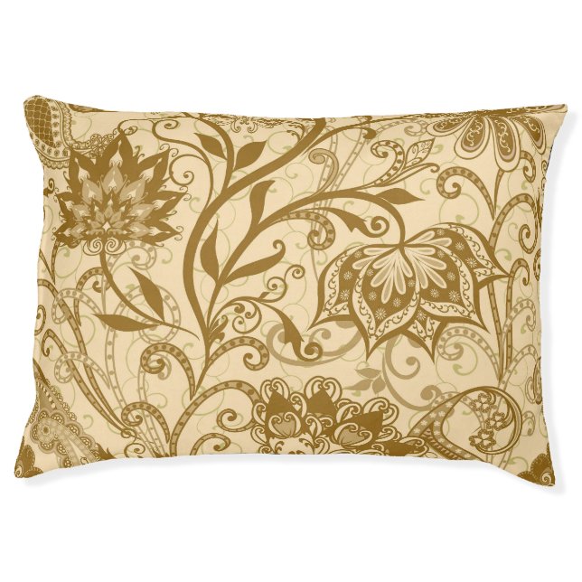 Ethnic Mandalas: Indian Style Pattern Pet Bed (Front)